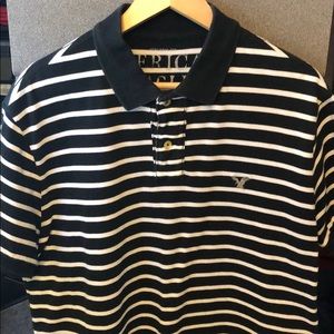 American Eagle polo shirt.